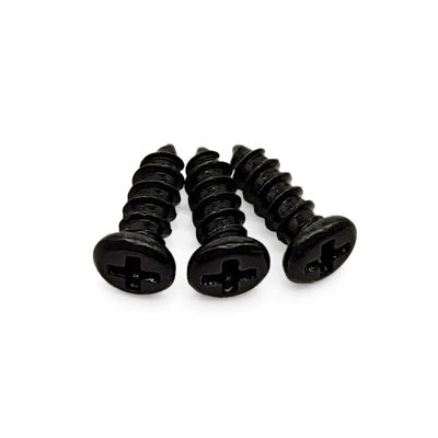 Black Zinc Self-Tapping Screw – M5x25mm Countersunk Phillips
