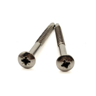 Stainless Steel Truss Head Self-Locking Screw – Reverse Angle Thread