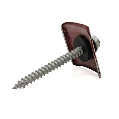 Hex Flange Self-Tapping Screw with Leak-Proof Sealing Washer for Roof Tile Pads