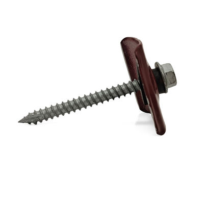 Hex Flange Self-Tapping Screw with Leak-Proof Sealing Washer for Roof Tile Pads