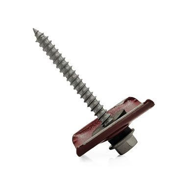 Hex Flange Self-Tapping Screw with Leak-Proof Sealing Washer for Roof Tile Pads