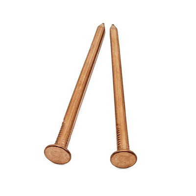 Copper Flat Head Nail – Anti-Corrosion Marine Grade Fastener for Electrical & Decorative Applications