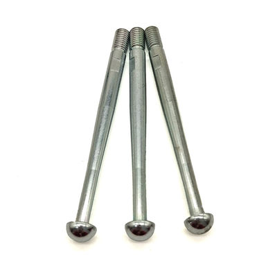 Precision CNC Turned Round Head Bolt - Custom Non-Standard Dimensions & Threads