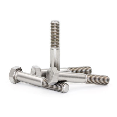 Stainless Steel 304 316 Half Threaded Hex Head Bolts for Various Applications