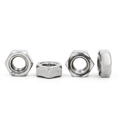 High Strength A2 Stainless Steel Hex Weld Nut Nickel Plated Finish for Automotive M6/M8/M10/M12
