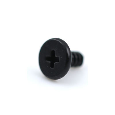 Black Zinc Plated M1.4 Phillips Flat Head Precision Screw Micro Size for Electronics