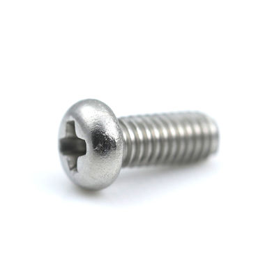 A2-70 Stainless Steel M1.7 Phillips Pan Head Precision Screw for Electronics Applications