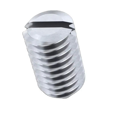 Custom DIN551 Stainless Steel Grub Screws Set Screw with Slotted Head and Cone Point in Metric Measurement System