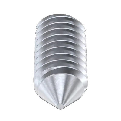 Custom DIN551 Stainless Steel Grub Screws Set Screw with Slotted Head and Cone Point in Metric Measurement System