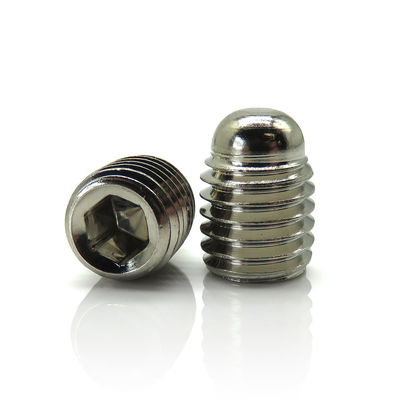 Custom Stainless Steel Hex Socket Ball Point Grub Set Screws Non-standard Standard with RoHs Certificate
