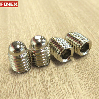 Custom Stainless Steel Hex Socket Ball Point Grub Set Screws Non-standard Standard with RoHs Certificate