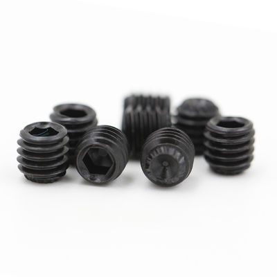 Metric Measurement System Grade 12.9 Black Concave End Hexagon Socket Set Screws ISO9001 2015 Certified