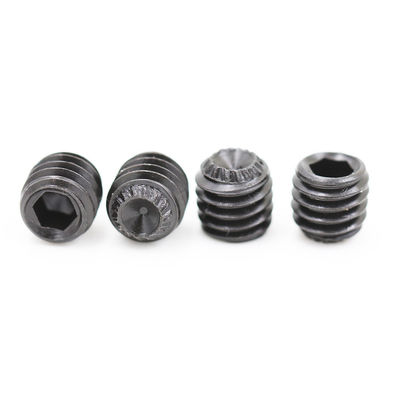Metric Measurement System Grade 12.9 Black Concave End Hexagon Socket Set Screws ISO9001 2015 Certified