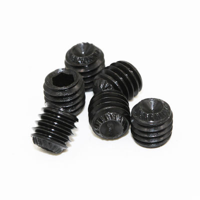 Metric Measurement System Grade 12.9 Black Concave End Hexagon Socket Set Screws ISO9001 2015 Certified