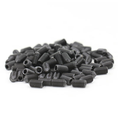 SGS Approved Grade 12.9 Black Zinc Steel Hexagon Socket Cone Point Set Screws for Secure Fastening