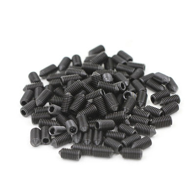 SGS Approved Grade 12.9 Black Zinc Steel Hexagon Socket Cone Point Set Screws for Secure Fastening