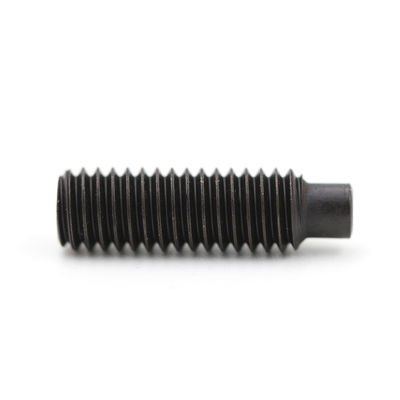 Steel Material Black Zinc Hex Socket Half Dog Point Grub Screw for Precise Fastening