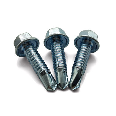 Galvanized Hex Head Heavy Duty Self Drilling Screws for Steel