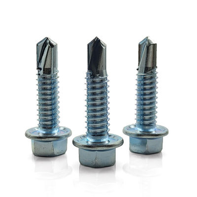 Galvanized Hex Head Heavy Duty Self Drilling Screws for Steel