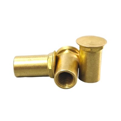 Grade 6.8 Brass M8 Blind Rivet Nut Automotive Industry Lathe Parts