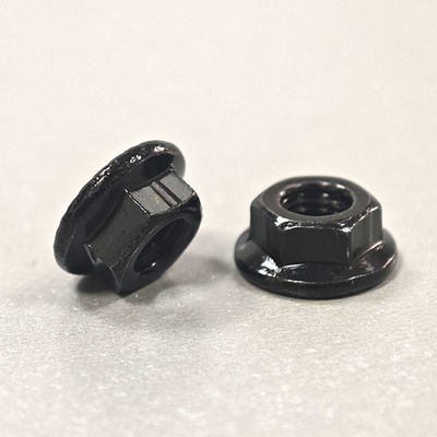 Czarny cynk zębkowe orzechy sześciokątne DIN Standard Imperial Inch Measurement System