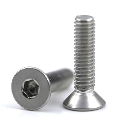 Carbon Steel Hexagon Recessed M7 Flat Head Socket Countersunk Screws 1mm-500mm Length