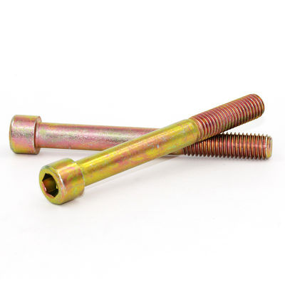 8.8 Grade Carbon Steel Socket Head Cap Screw Color Zinc Truss Head for Industrial
