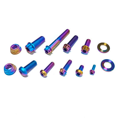 Oem Titanium Bolt M5 M6 M8 M10 Gr5 Titanium Bolts for Motorcycle